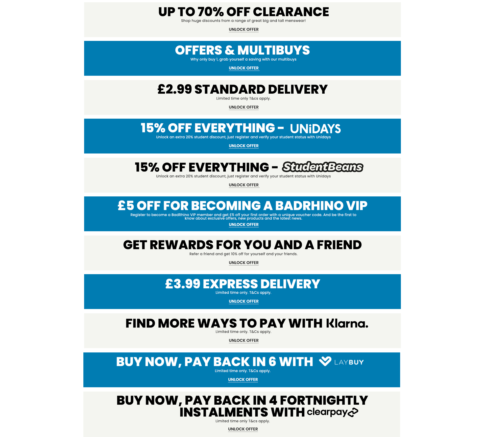 BadRhino Voucher Codes BadRhino